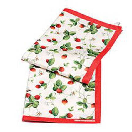 Alpine Strawberry Tea Towel Pair
